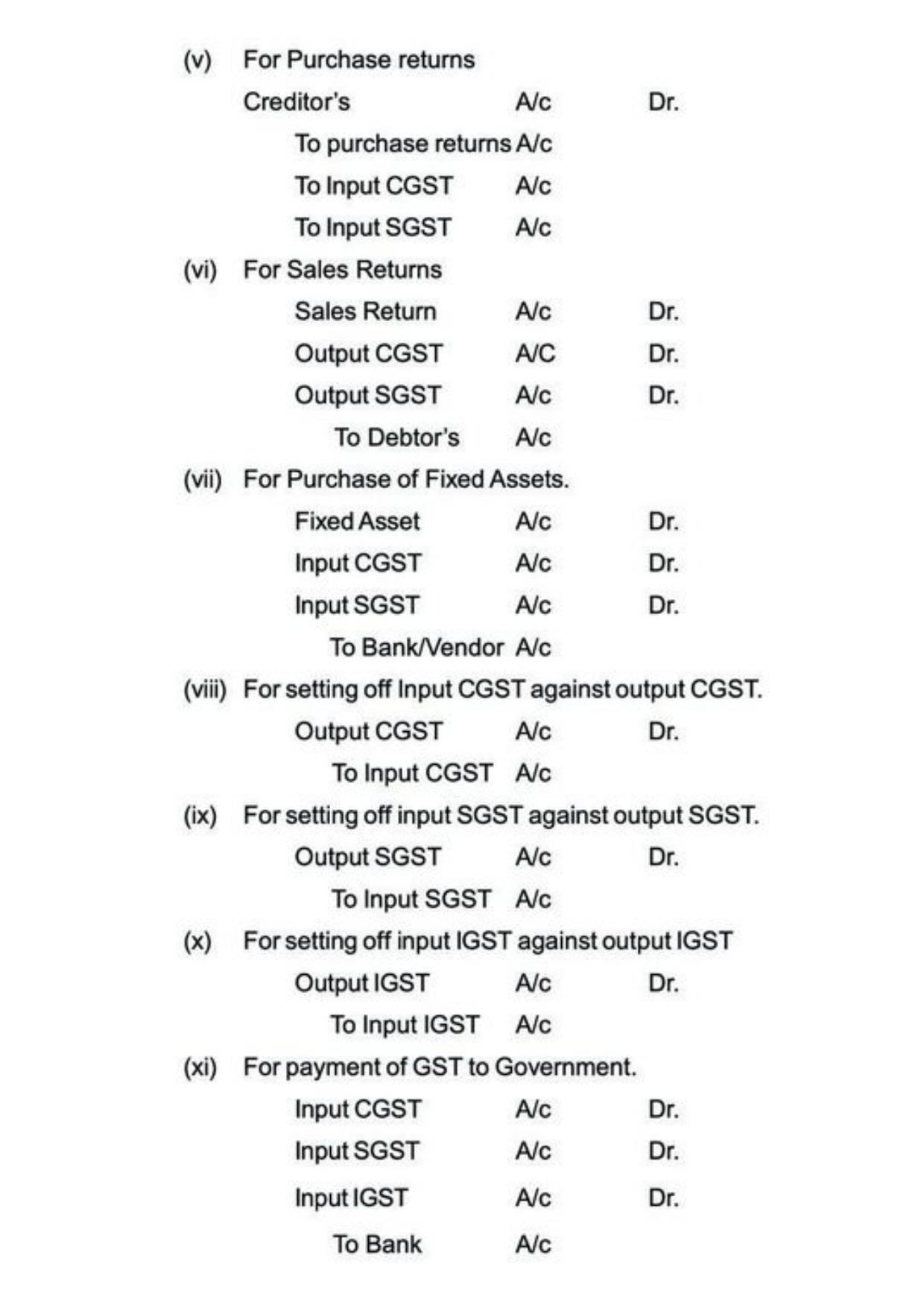 Class 11 Notes, Question & Practice Paper - Accountancy (Topic 3 : Recording of Transactions) - Page 30