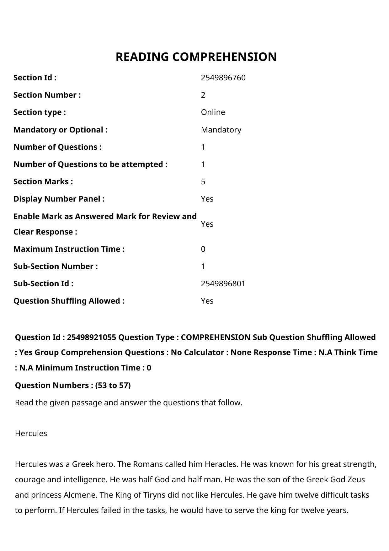 MP CPCT 18 Sept 2022 Question Paper Shift 1 - Page 43