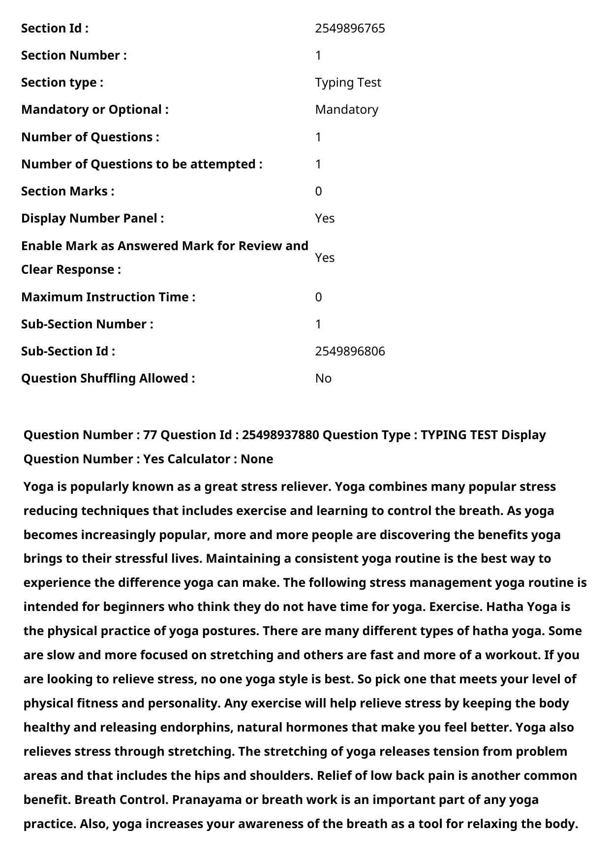 MP CPCT 18 Sept 2022 Question Paper Shift 1 - Page 70