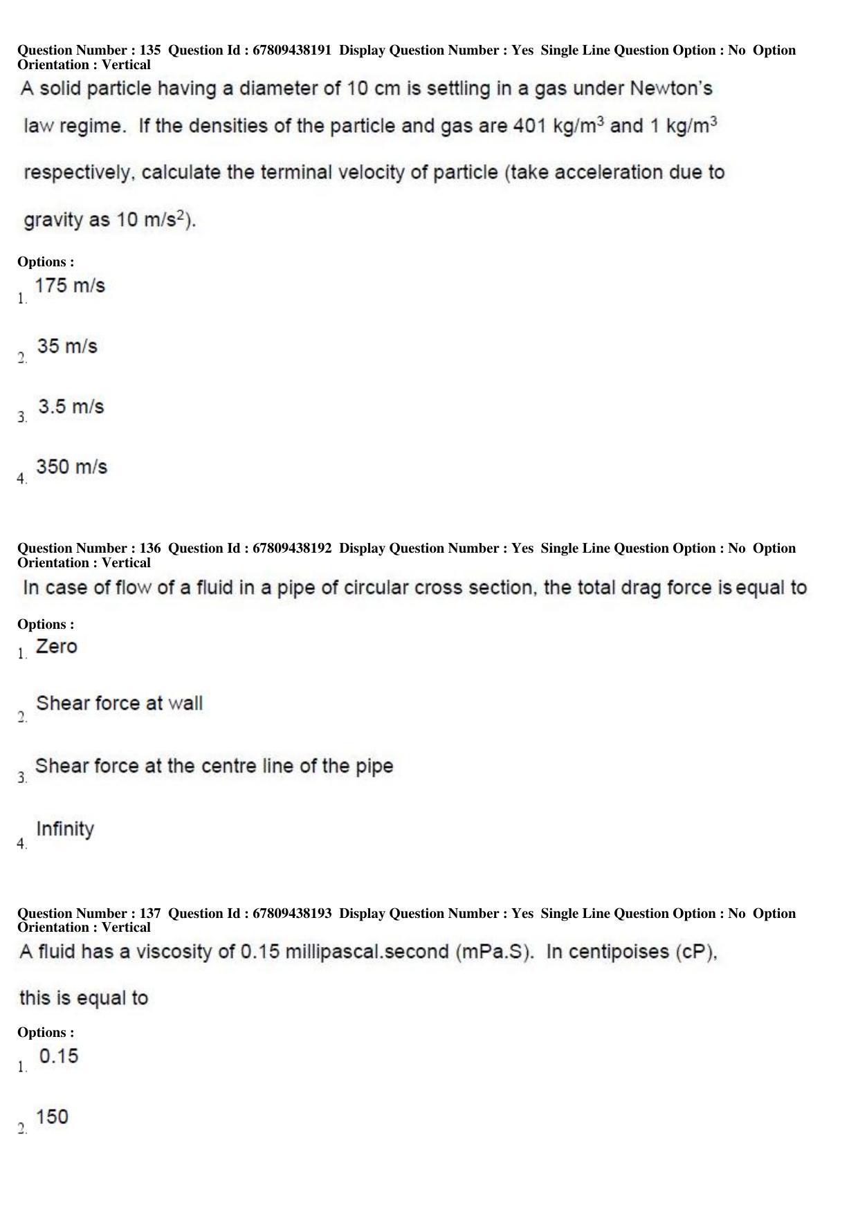 AP ECET 2019 - Chemical Engineering Question Paper With Preliminary Keys Shift1 - Page 47