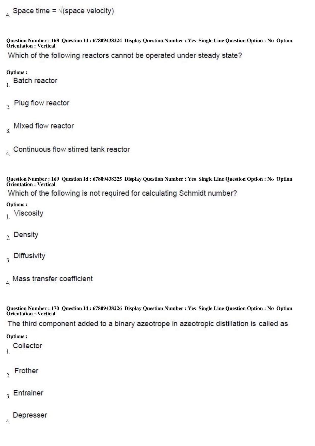 AP ECET 2019 - Chemical Engineering Question Paper With Preliminary Keys Shift1 - Page 58