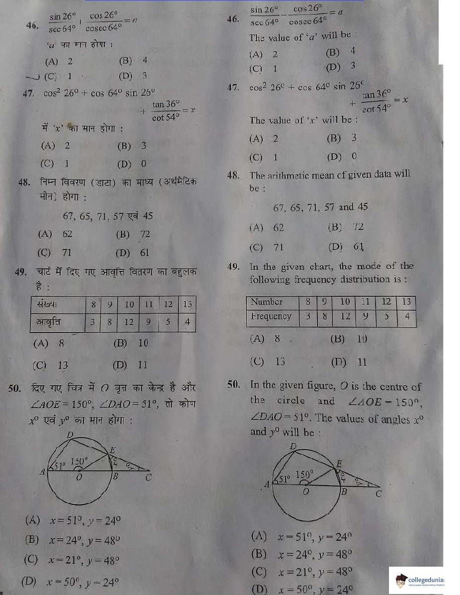 JEECUP 2019 Question Paper - Page 13