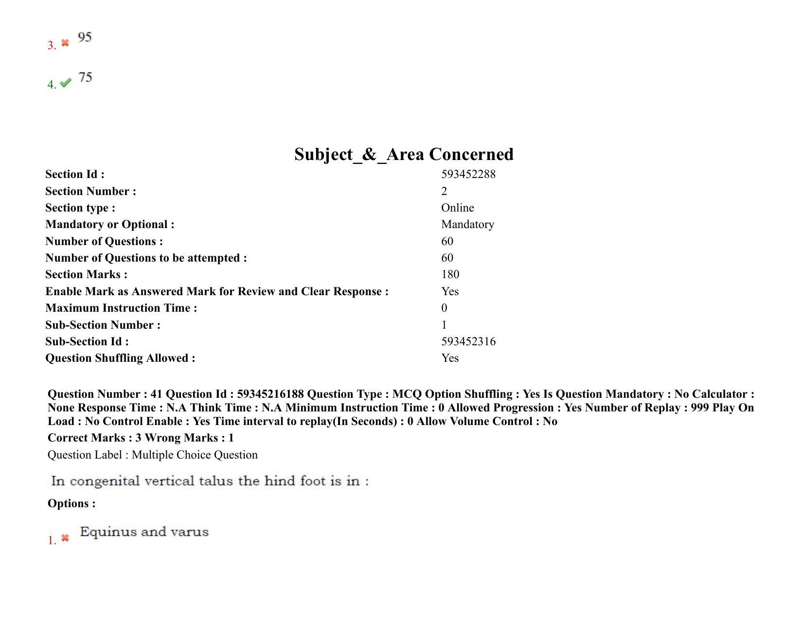 BHU RET Orthopedics 2021 Question Paper - Page 35