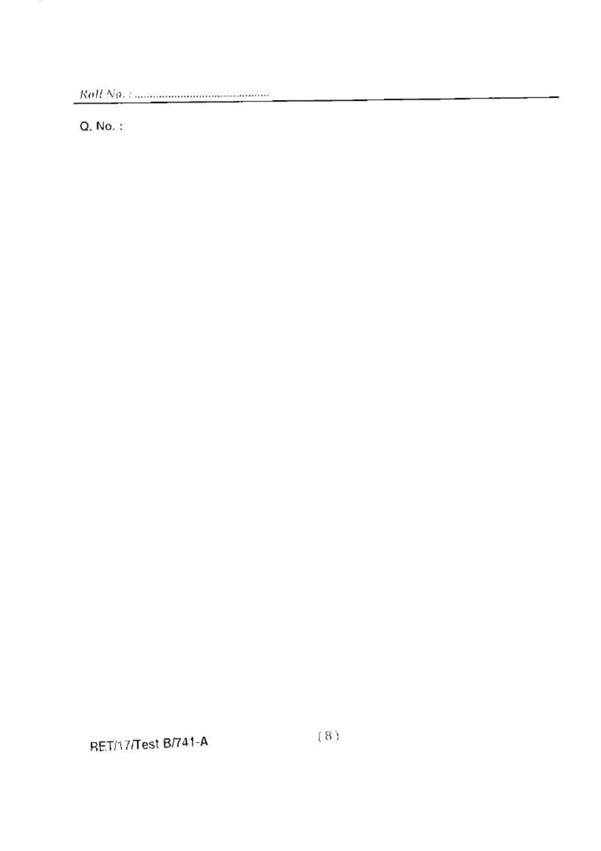 BHU RET(Agriculture) Agronomy 2017 Question Paper - Page 10