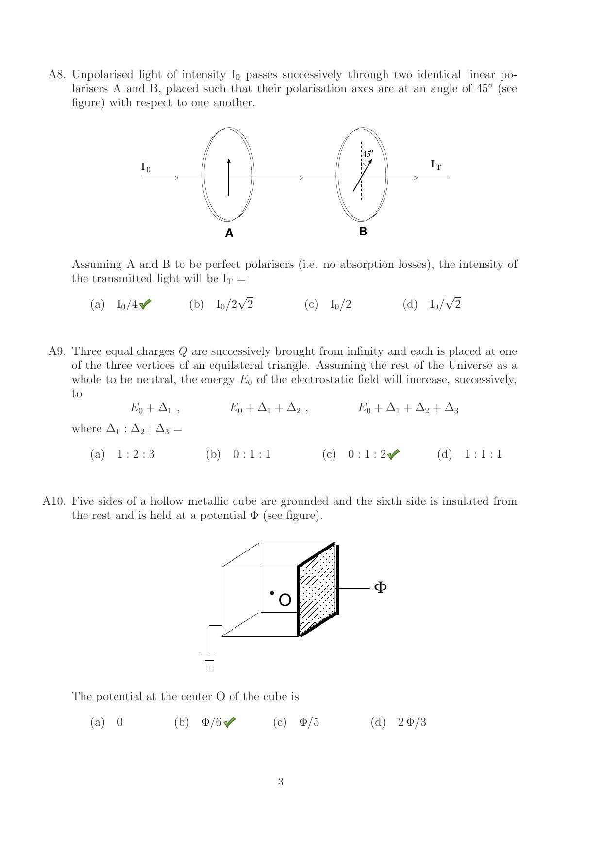 TIFR GS 2012 Physics Y Question Paper - Page 5