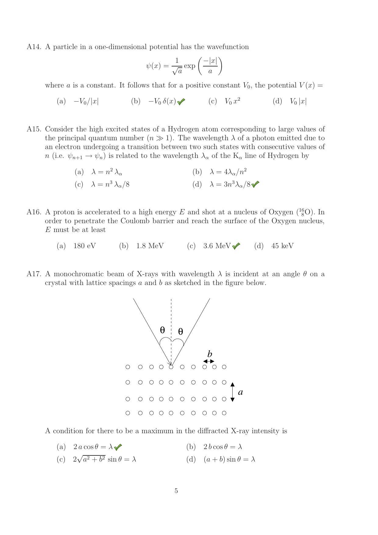 TIFR GS 2012 Physics Y Question Paper - Page 7
