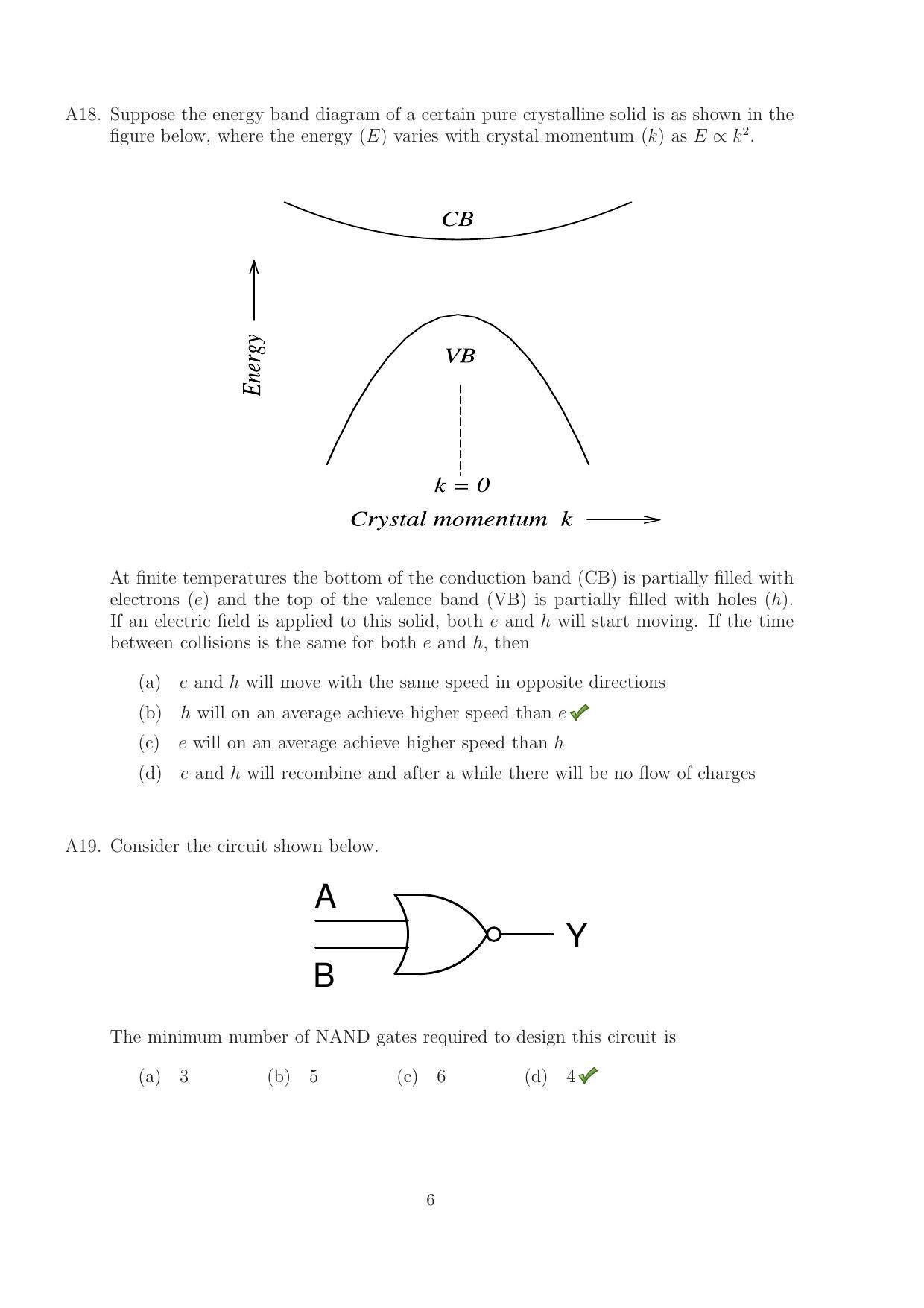 TIFR GS 2012 Physics Y Question Paper - Page 8