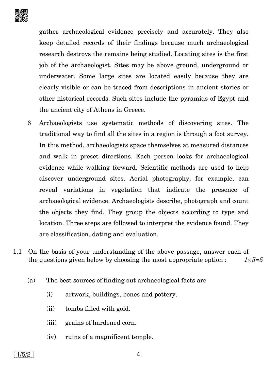 CBSE Class 12 1-5-2 English Core 2019 Question Paper - Page 4