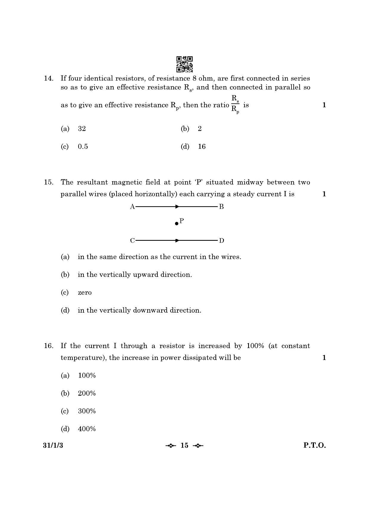 CBSE Class 10 31-1-3 Science 2023 Question Paper - Page 15