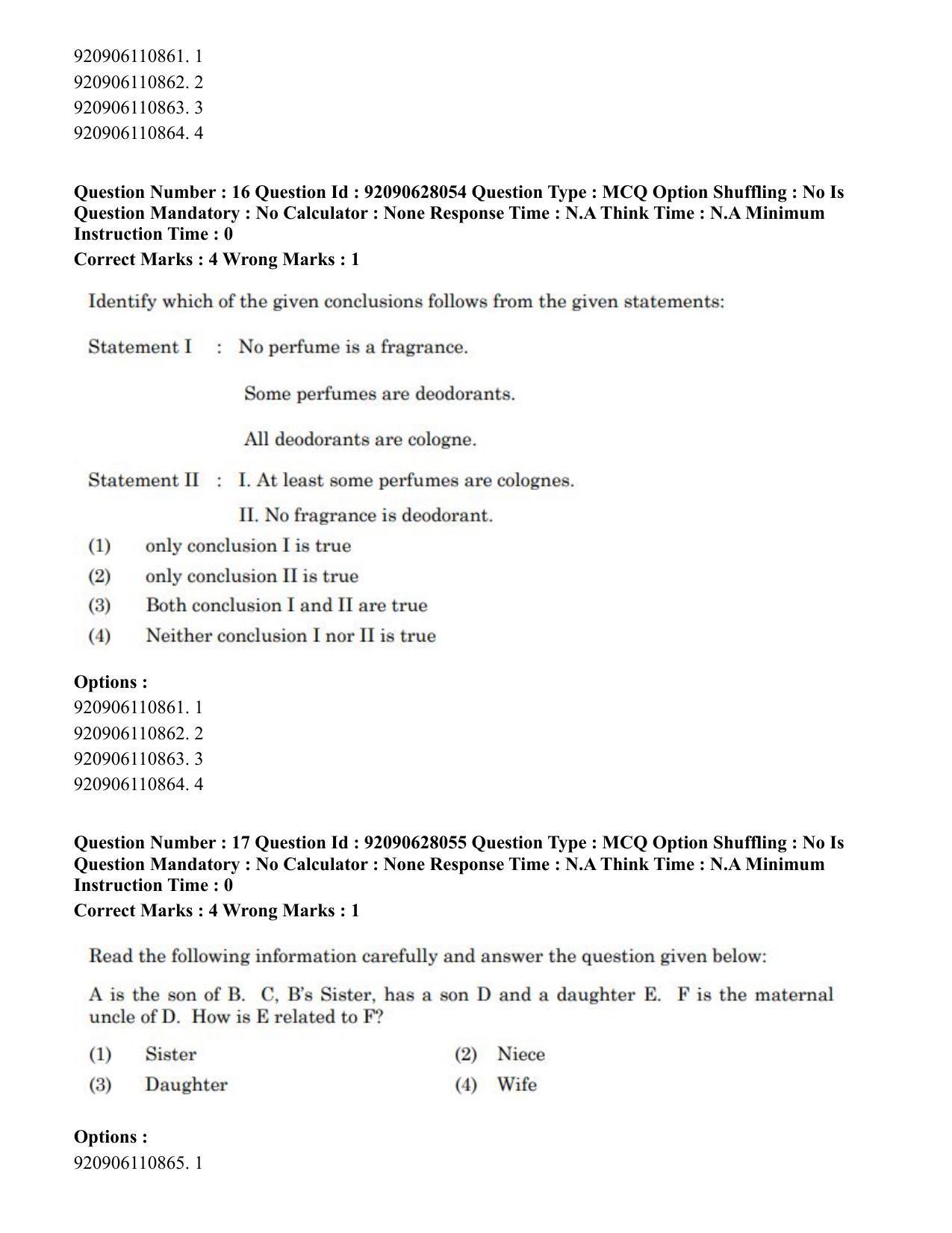 CUET PG 2023: HUQP24 – Theatre (Eng) - Shift 3 (26-06-2023) Question Paper - Page 16