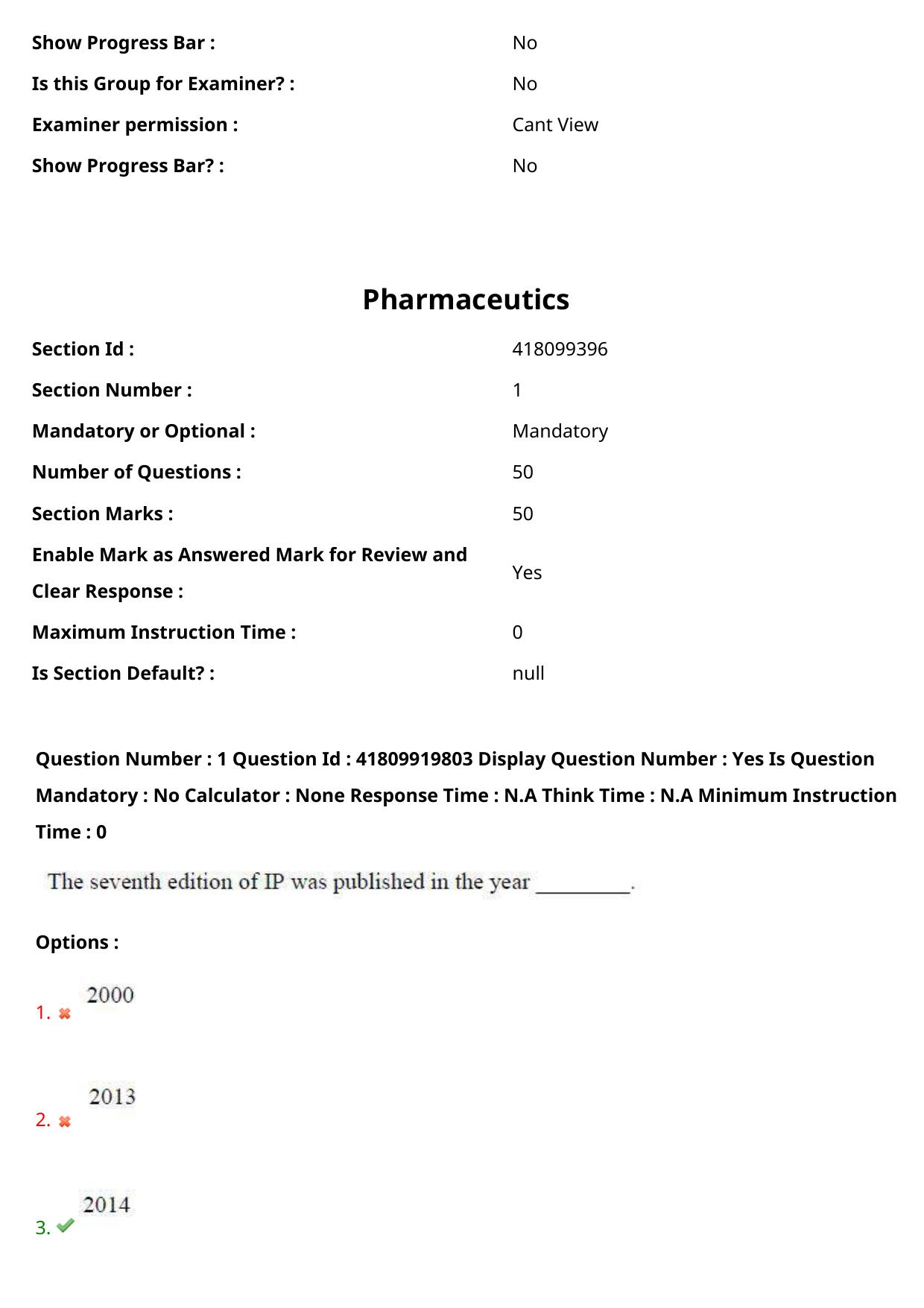 AP ECET 2023 Pharmacy Question Paper - Page 2