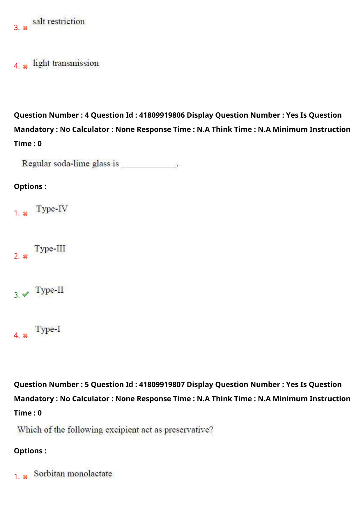 AP ECET 2023 Pharmacy Question Paper - Page 4