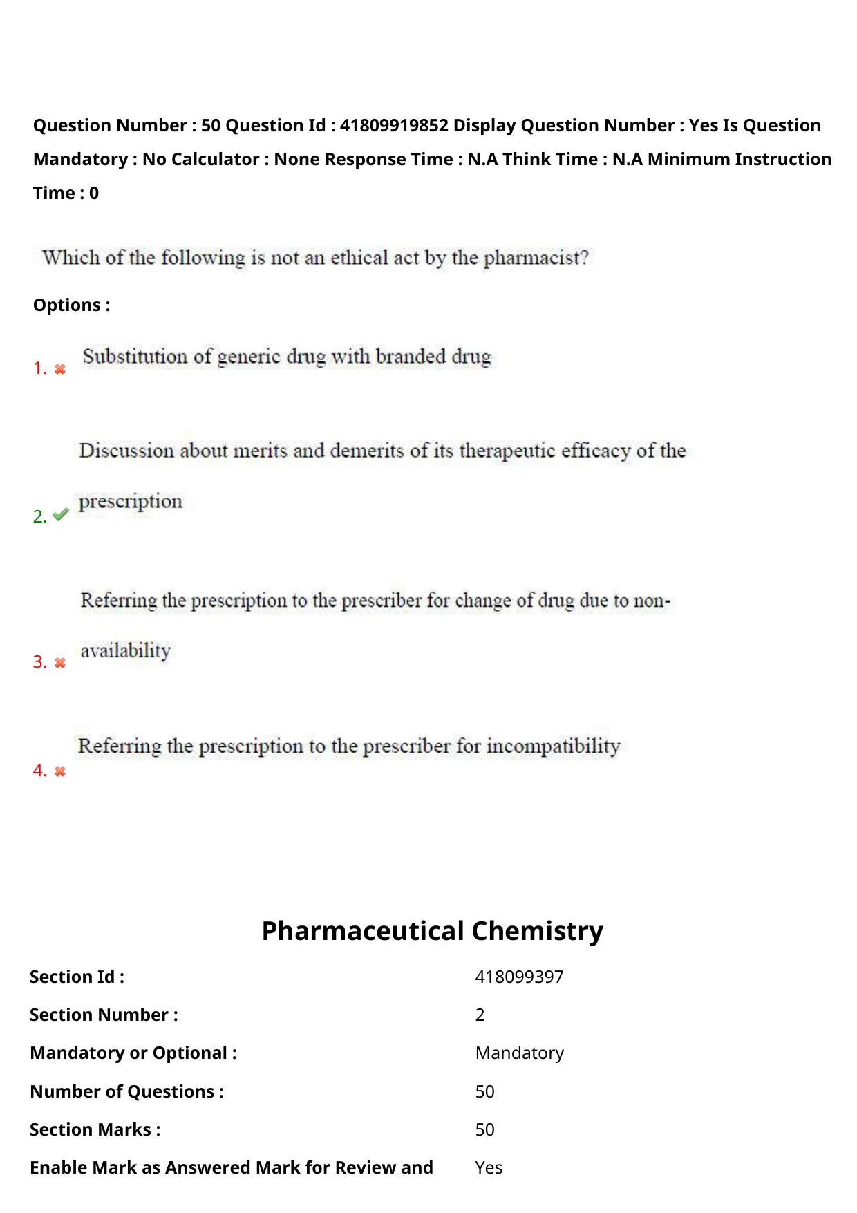 AP ECET 2023 Pharmacy Question Paper - Page 30