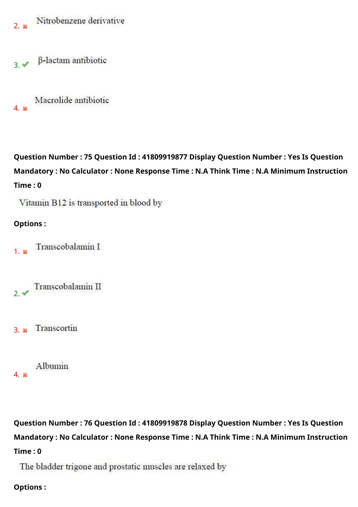 AP ECET 2023 Pharmacy Question Paper - Page 44
