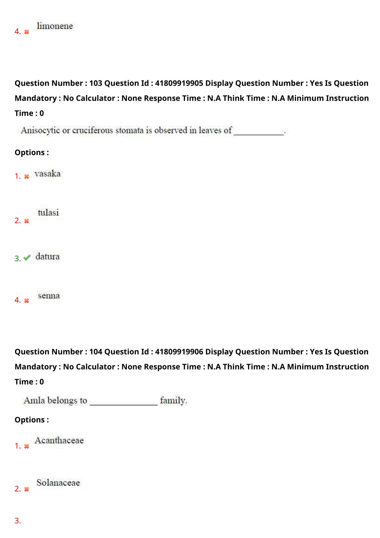 AP ECET 2023 Pharmacy Question Paper - Page 60