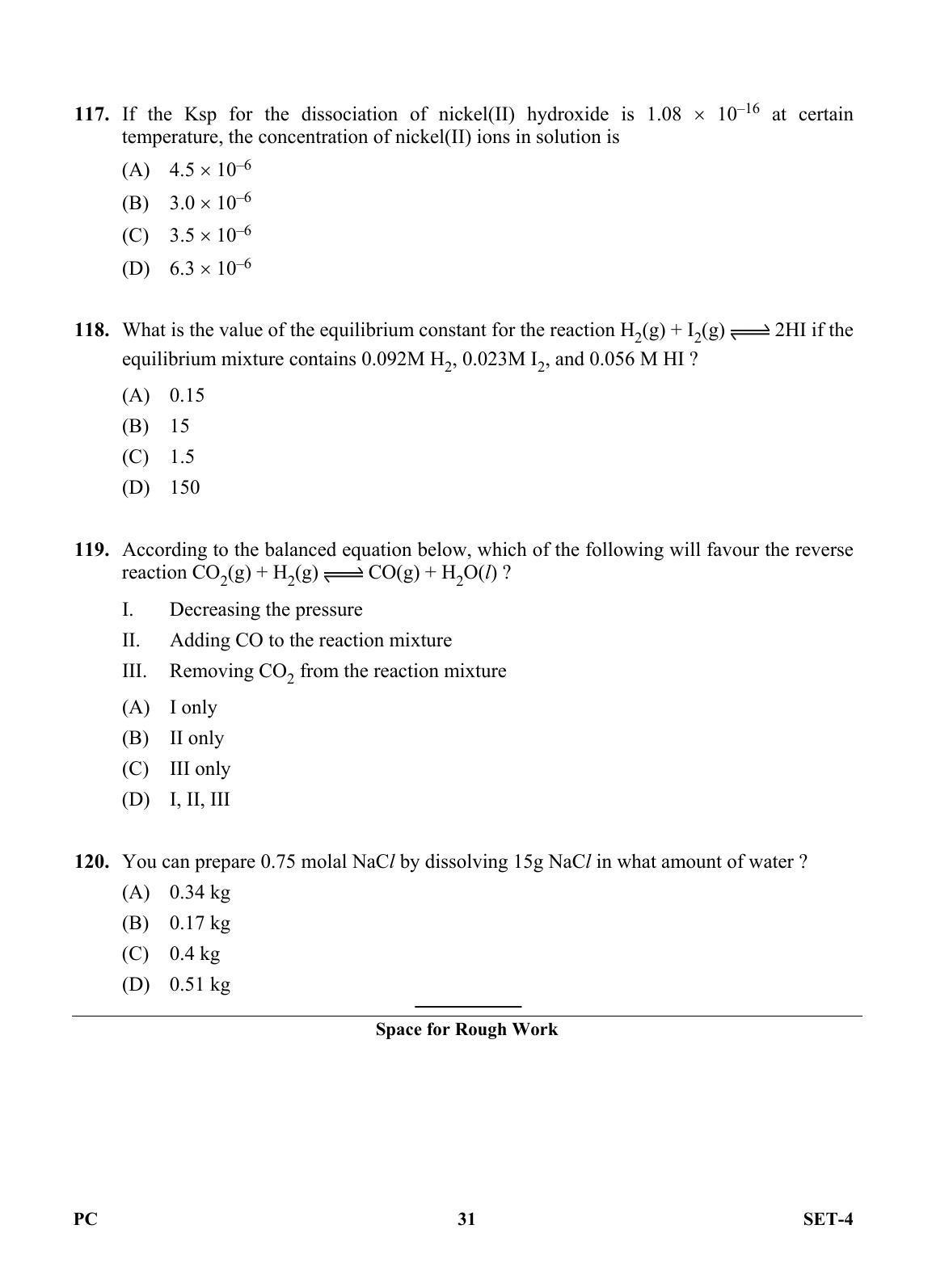 OJEE 2013 Physics / Chemistry Set 4 Question Paper - Page 30