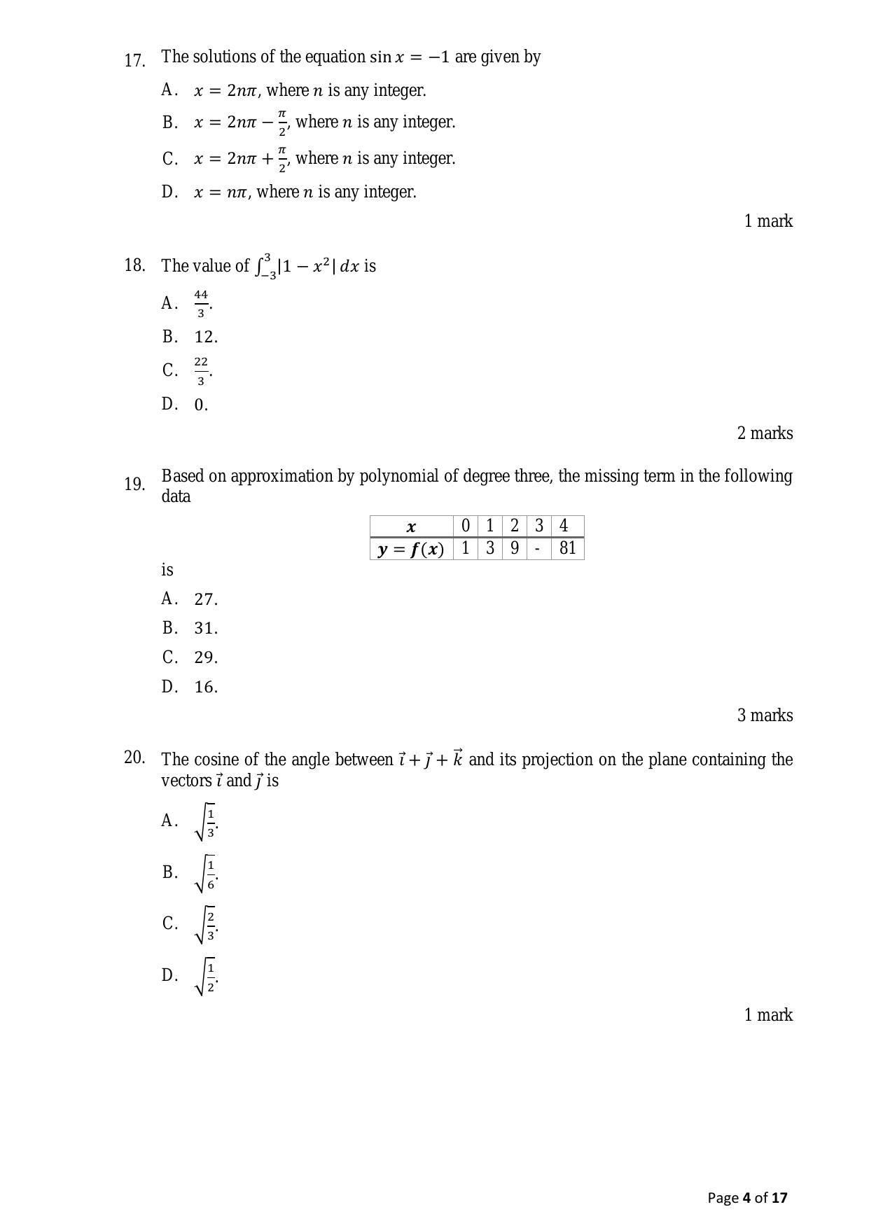 ACET December 2021 Question Papers - Page 4