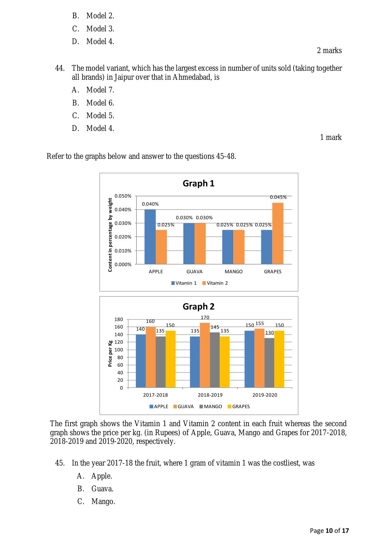 ACET December 2021 Question Papers - Page 10