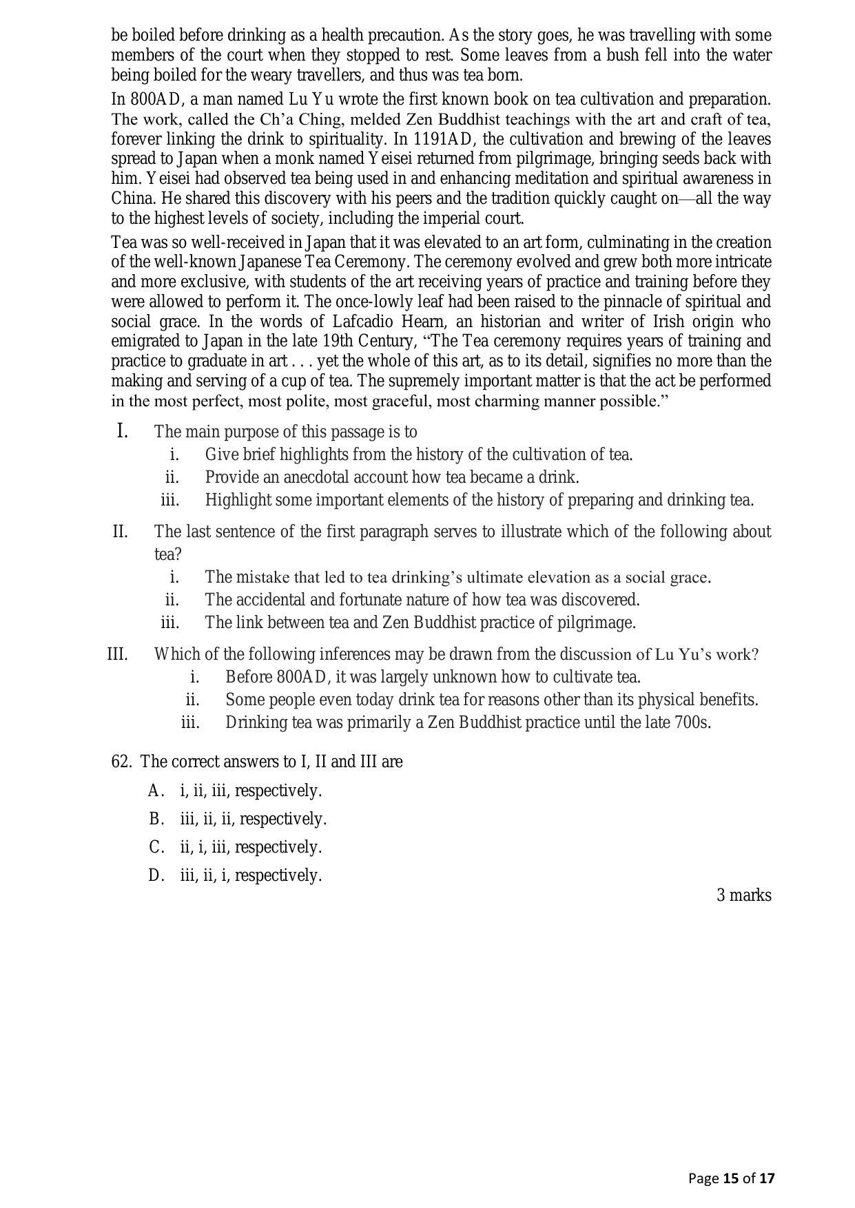 ACET December 2021 Question Papers - Page 15