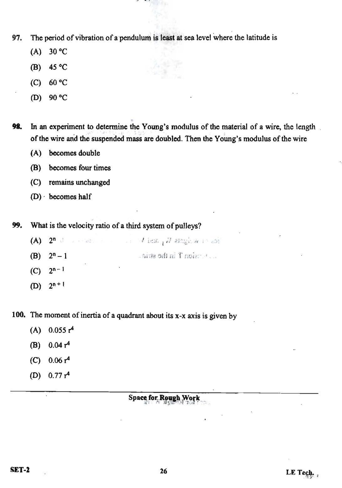 OJEE 2013 LE Tech Set 2 Question Paper - Page 24
