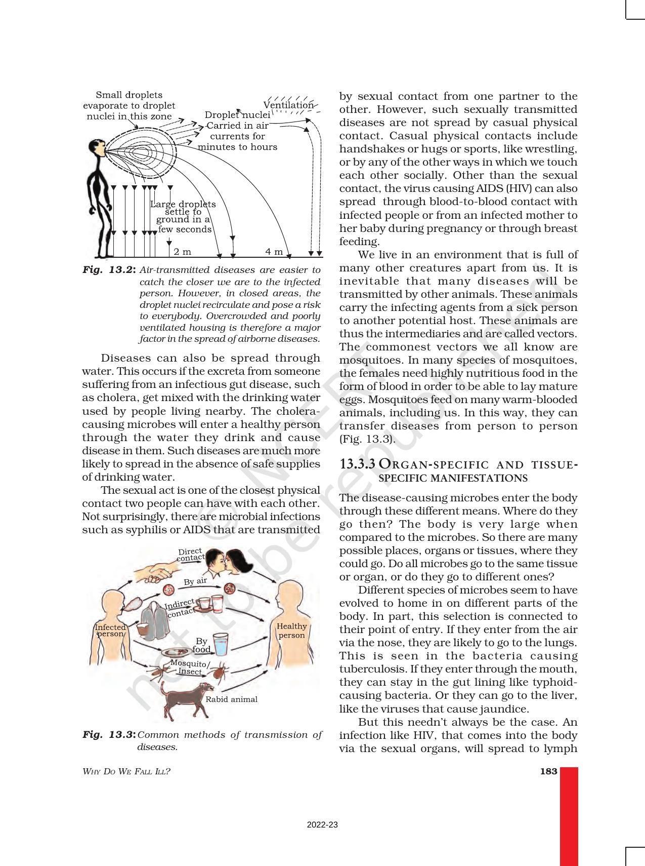 NCERT Book for Class 9 Science Chapter 13 Why Do We Fall ill - Page 8