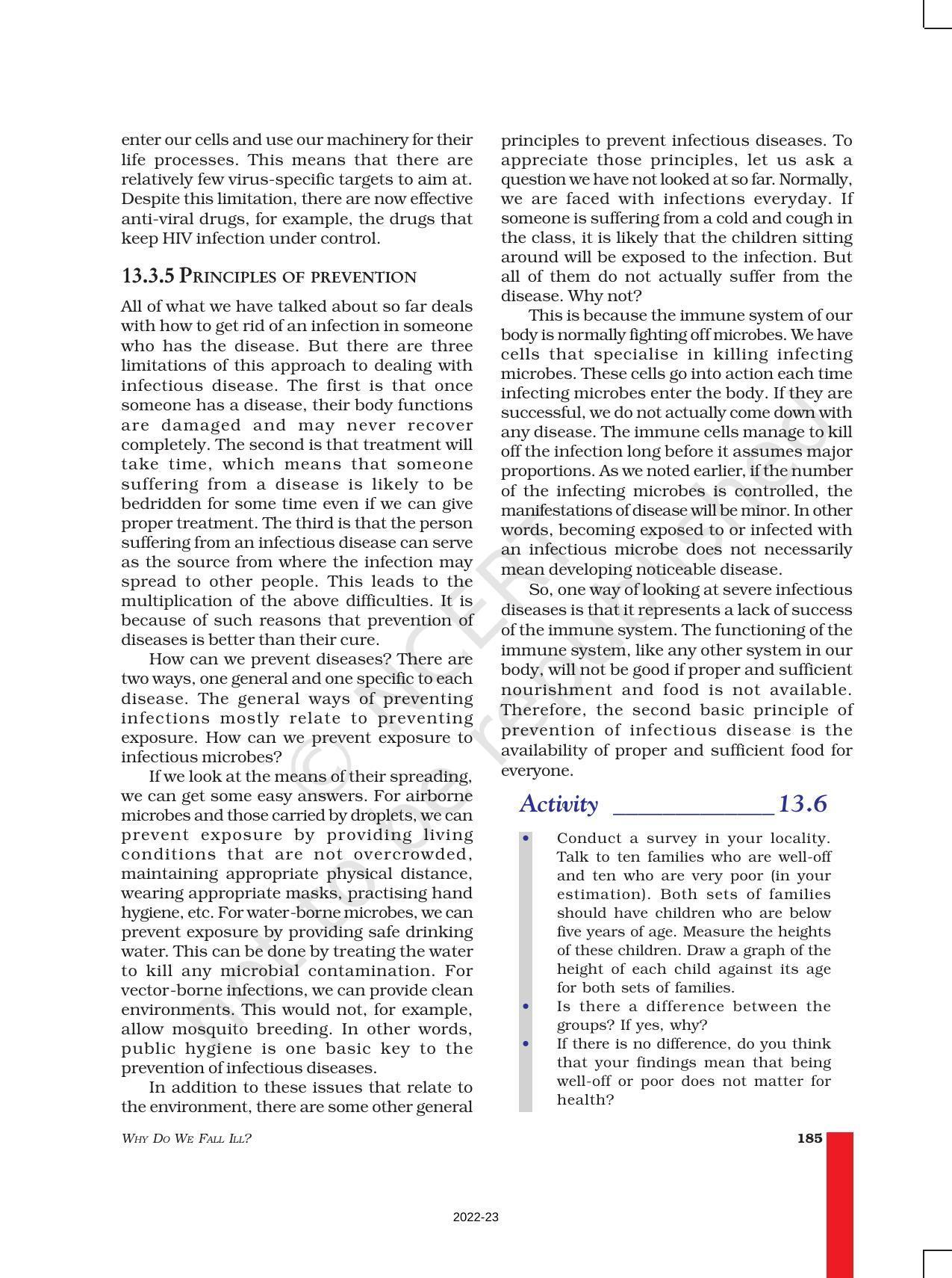 NCERT Book for Class 9 Science Chapter 13 Why Do We Fall ill - Page 10