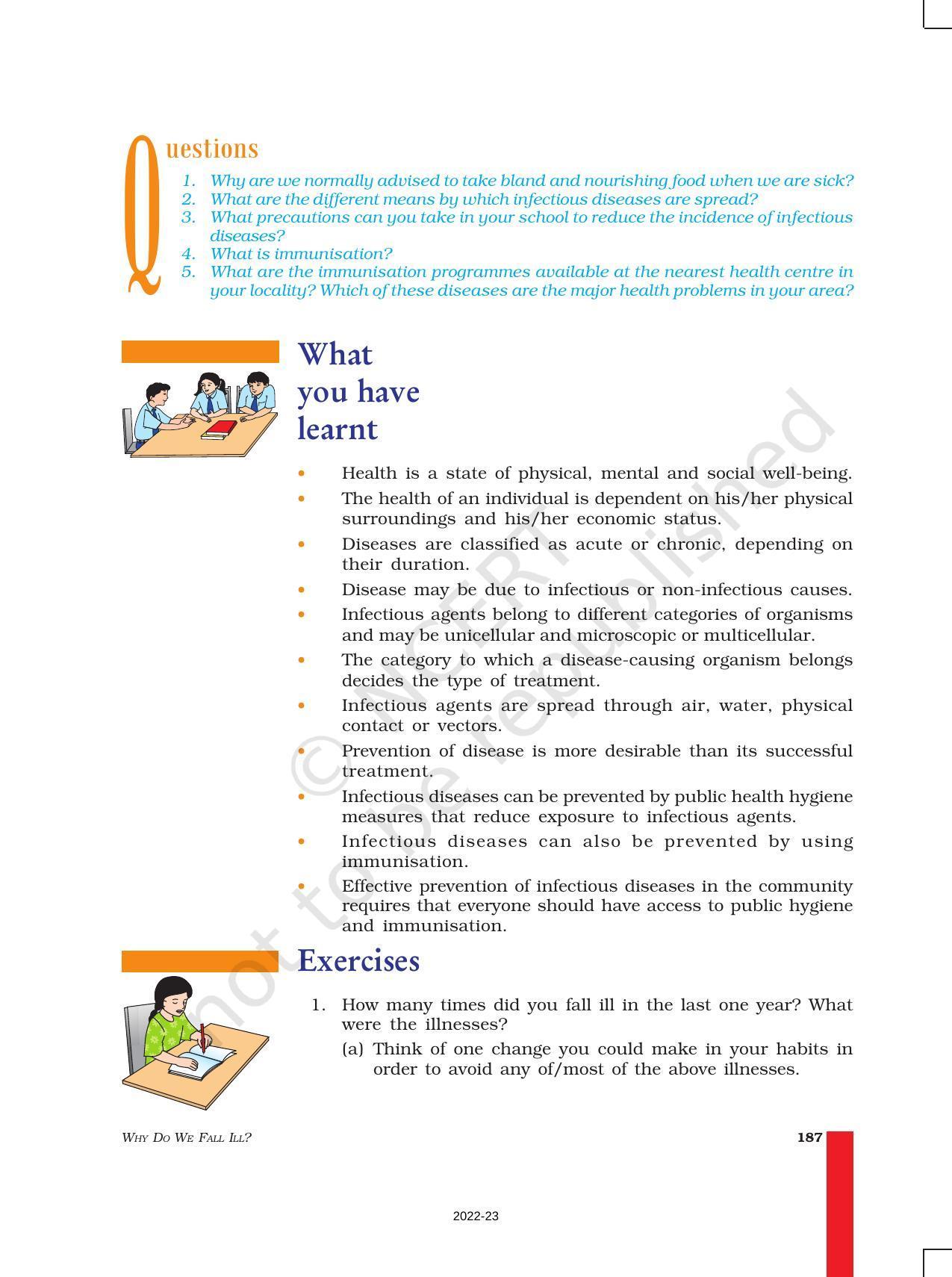 NCERT Book for Class 9 Science Chapter 13 Why Do We Fall ill - Page 12