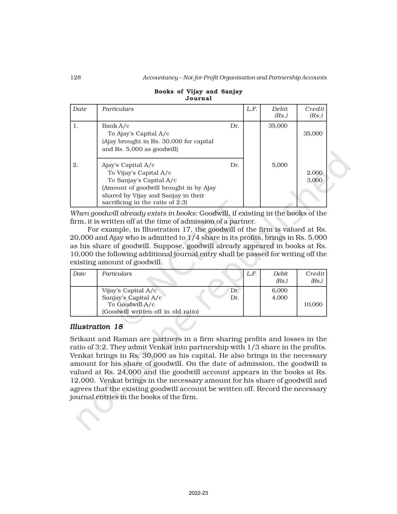 NCERT Book for Class 12 Accountancy Part I Chapter 3 Reconstitution of a Partnership Firm – Admission of a Partner - Page 21