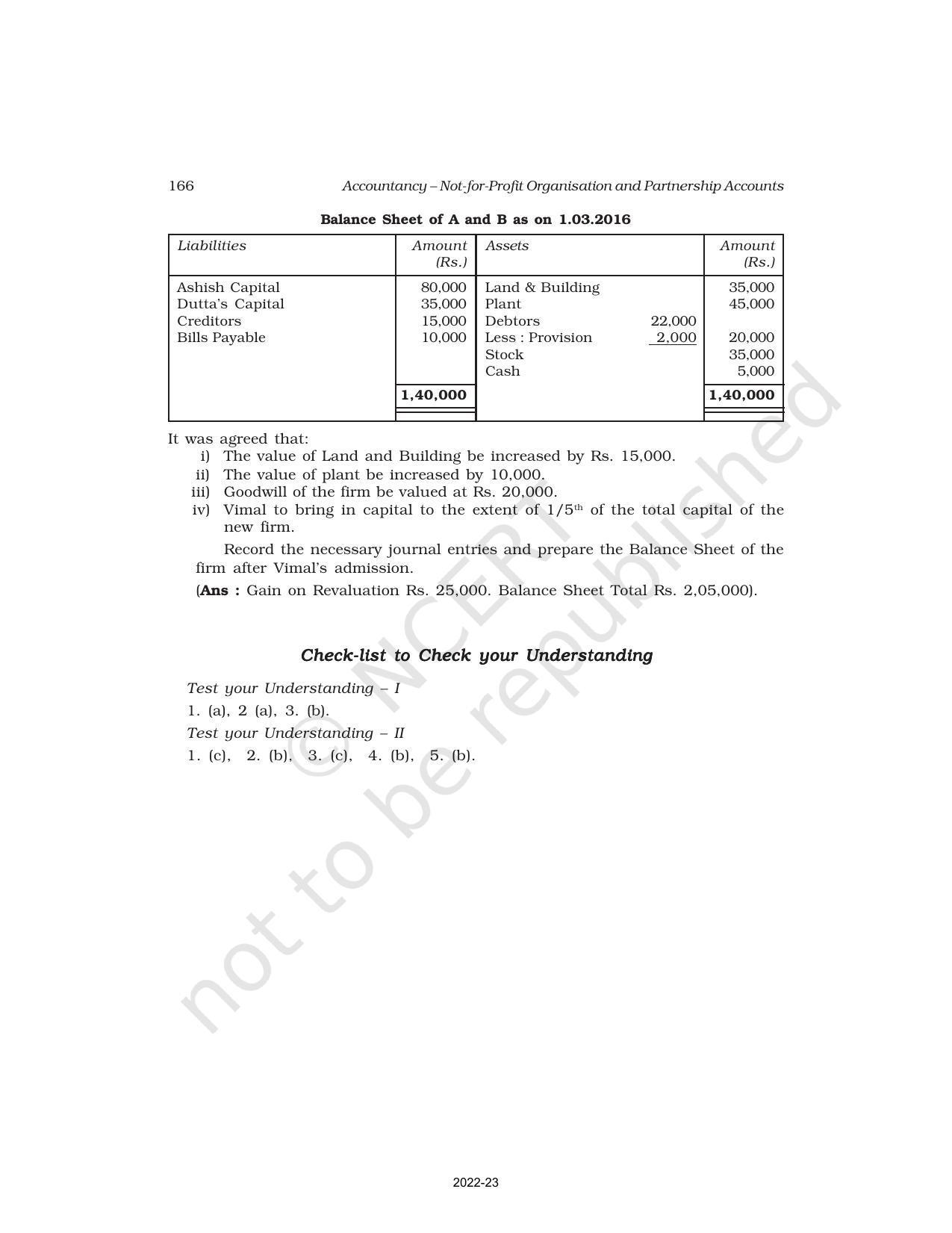 NCERT Book for Class 12 Accountancy Part I Chapter 3 Reconstitution of a Partnership Firm – Admission of a Partner - Page 59