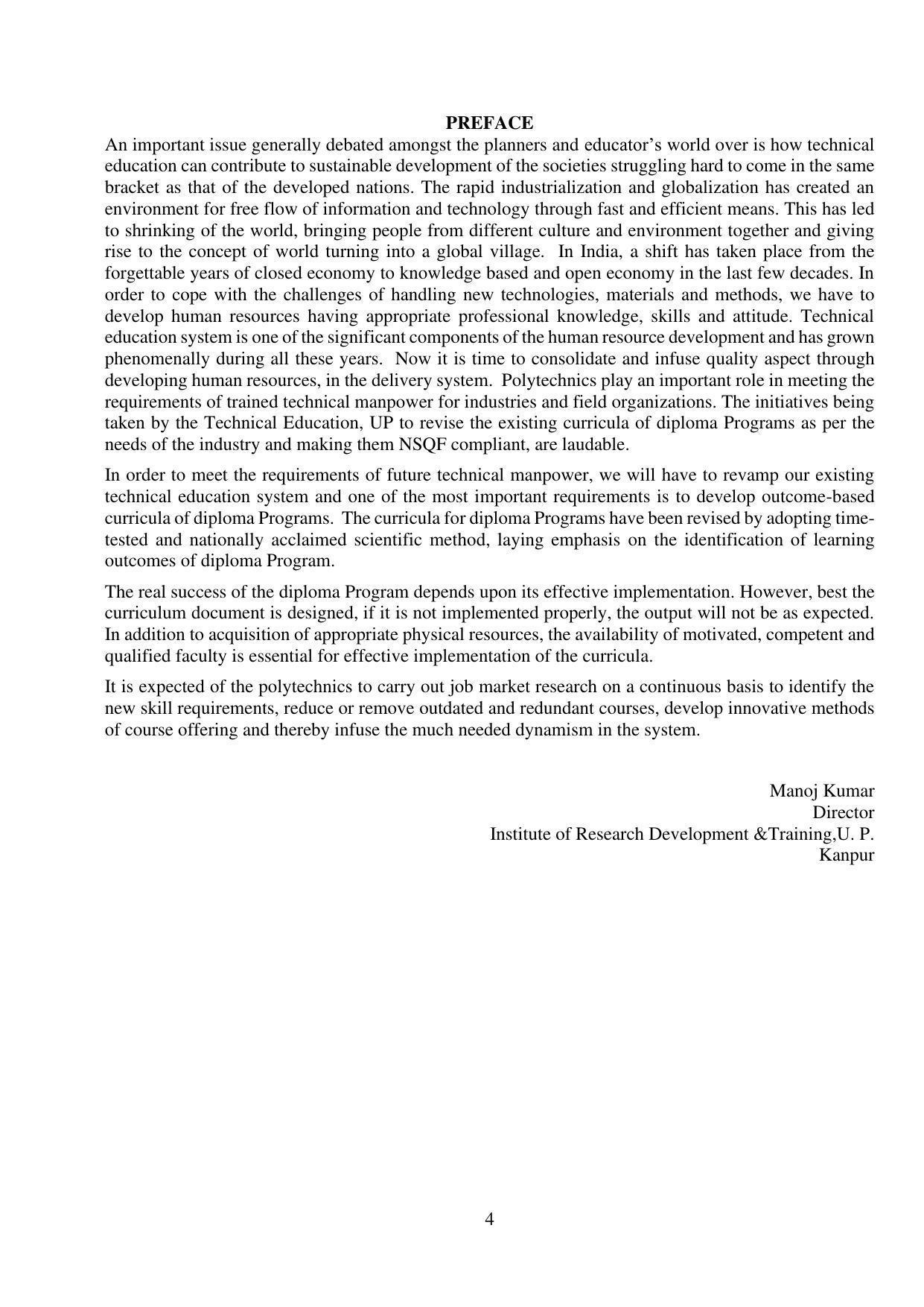 SYLLABUS FOR FIRST SEMESTER SESSION (2020-2021) - TWO SEMESTER POST GRADUATE DIPLOMA COURSE IN BEAUTY AND HEALTH CARE - Page 4