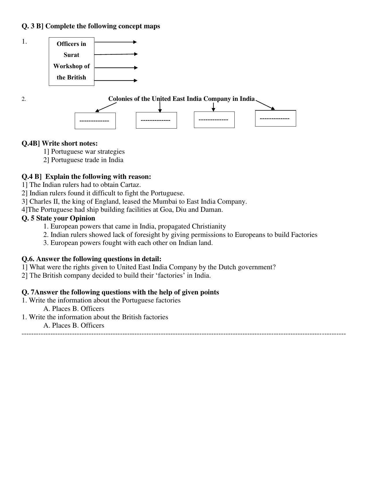 Maharashtra Board Class 12 History Sample Papers - Page 9
