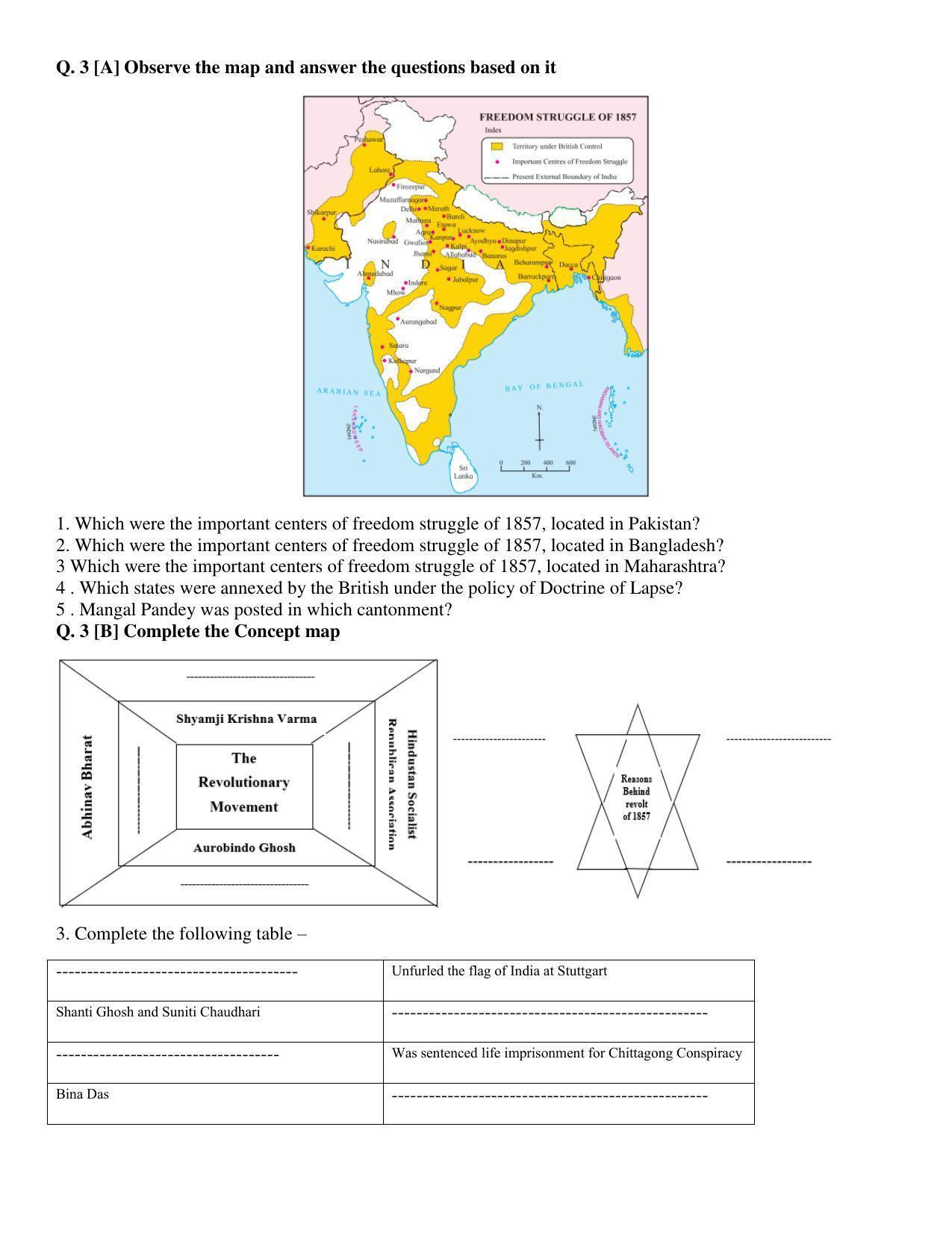 Maharashtra Board Class 12 History Sample Papers - Page 16