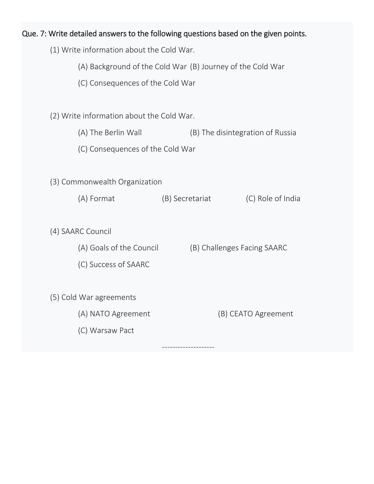 Maharashtra Board Class 12 History Sample Papers - Page 33