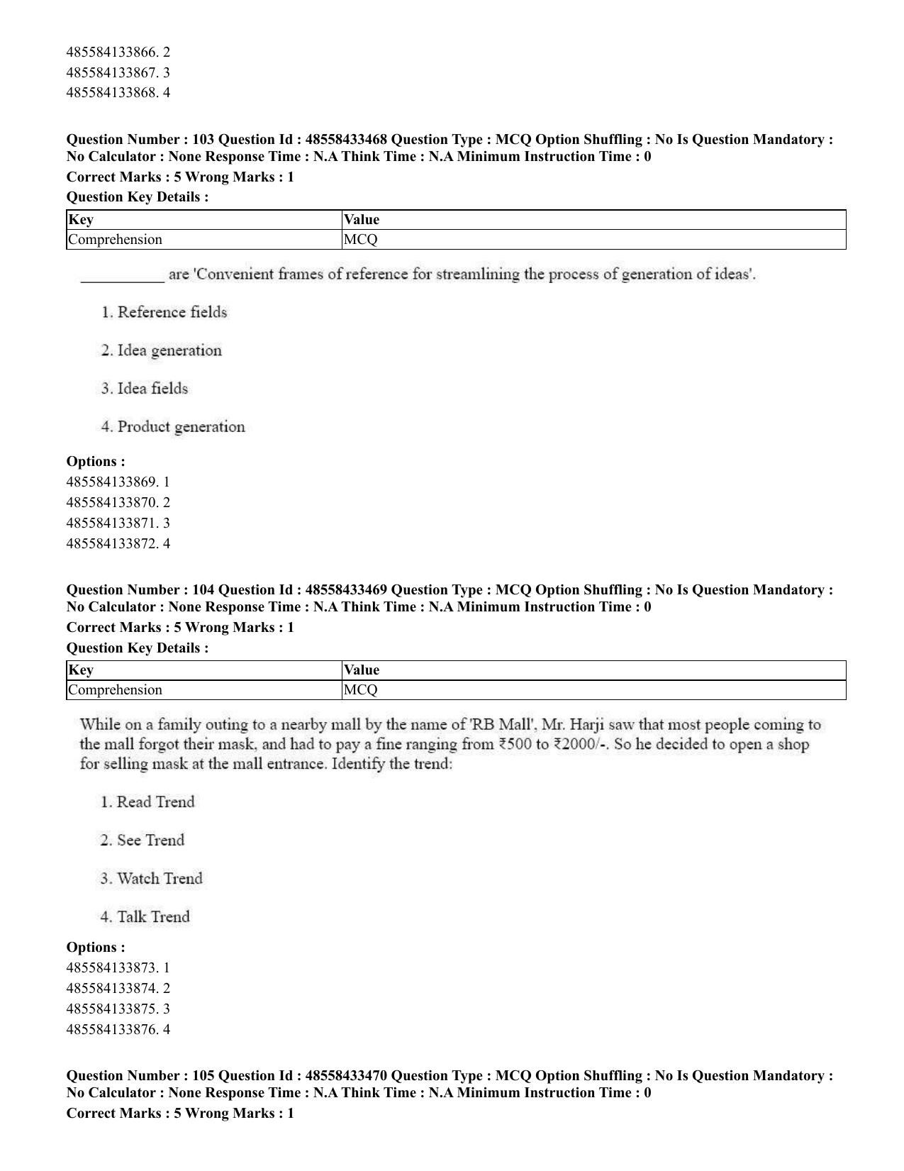 CUET 2023 English Japanese compressed Shift 1 Question Papers - 18 June 2023 - Page 71