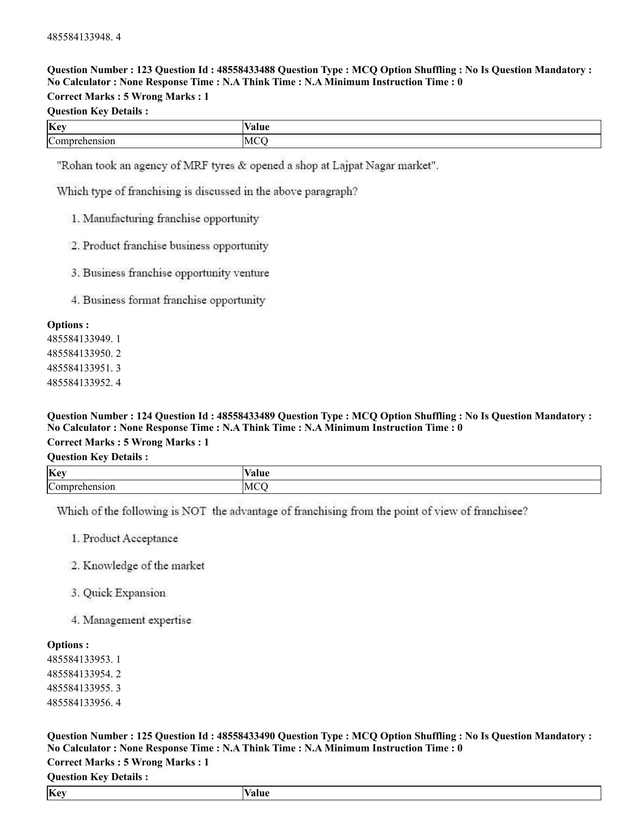 CUET 2023 English Japanese compressed Shift 1 Question Papers - 18 June 2023 - Page 81