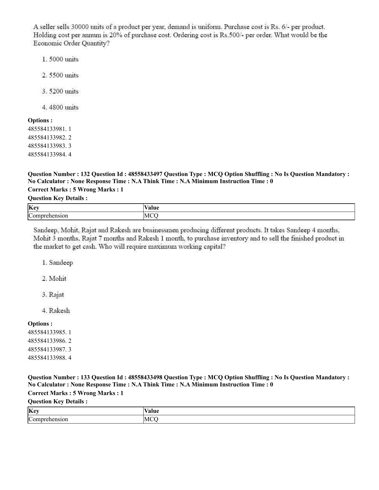 CUET 2023 English Japanese compressed Shift 1 Question Papers - 18 June 2023 - Page 85