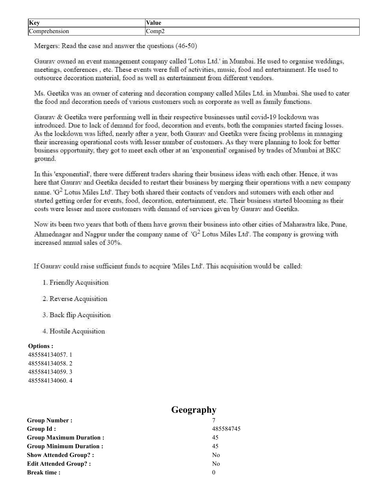 CUET 2023 English Japanese compressed Shift 1 Question Papers - 18 June 2023 - Page 98