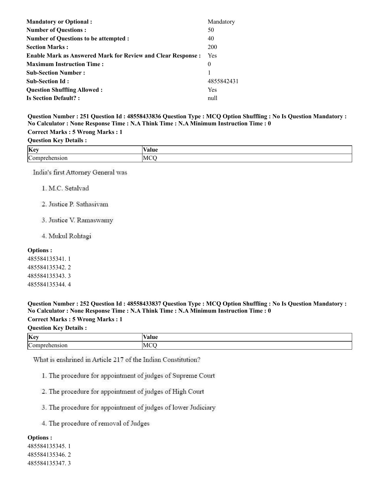 CUET 2023 English Japanese compressed Shift 1 Question Papers - 18 June 2023 - Page 159