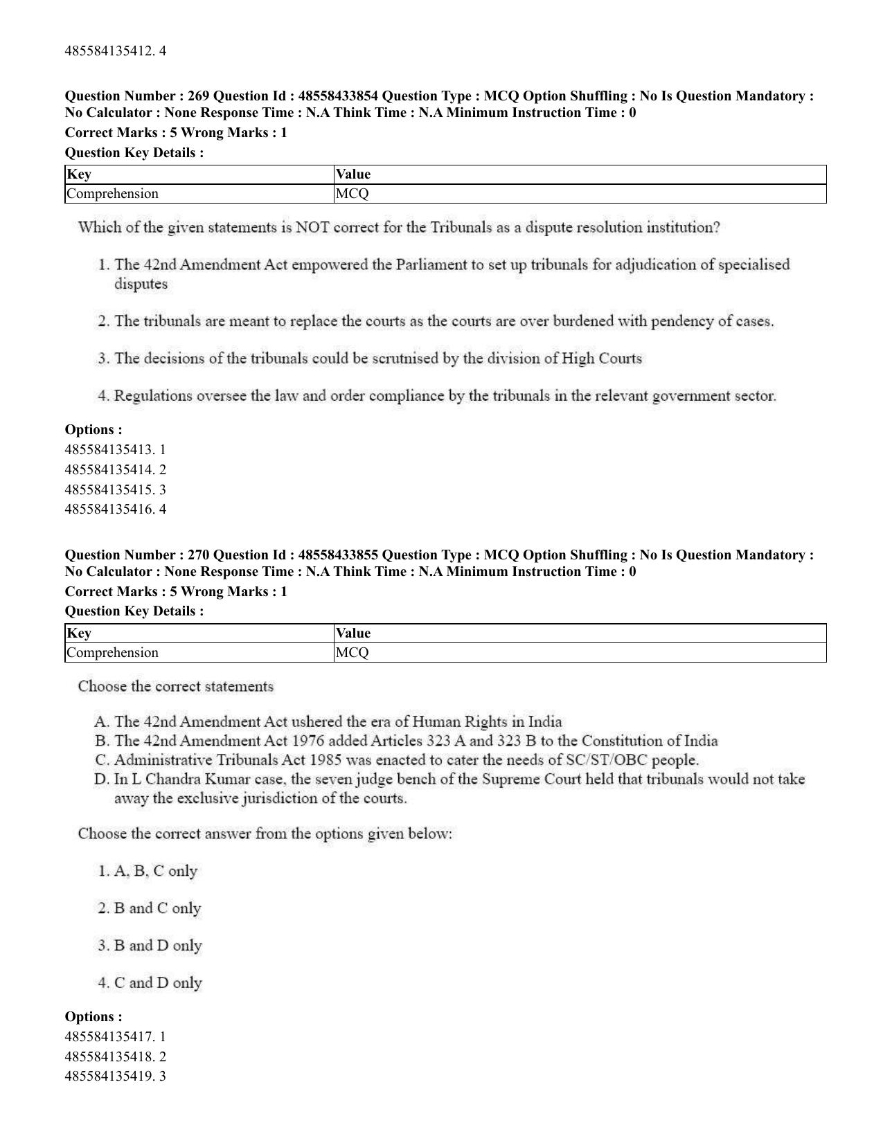 CUET 2023 English Japanese compressed Shift 1 Question Papers - 18 June 2023 - Page 168