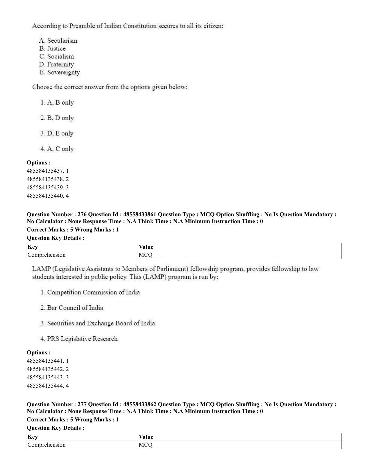CUET 2023 English Japanese compressed Shift 1 Question Papers - 18 June 2023 - Page 171