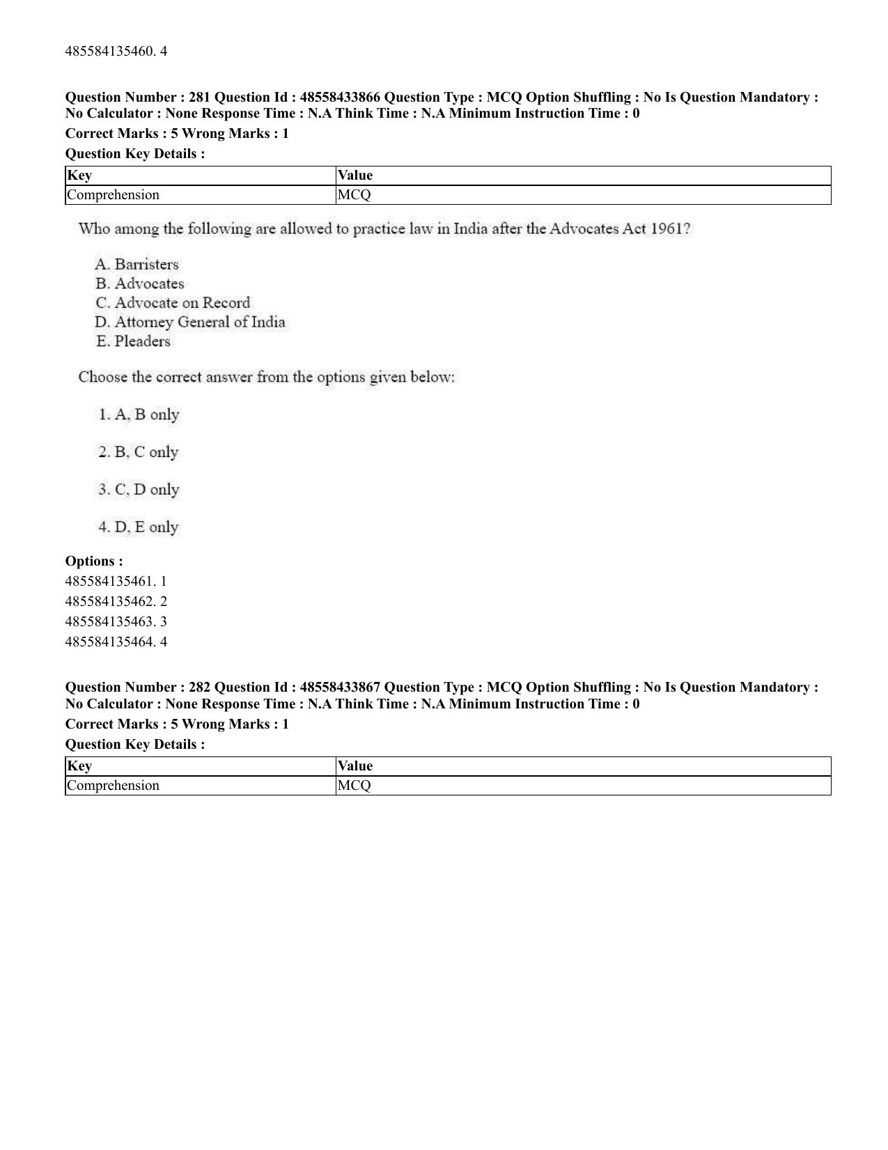 CUET 2023 English Japanese compressed Shift 1 Question Papers - 18 June 2023 - Page 174
