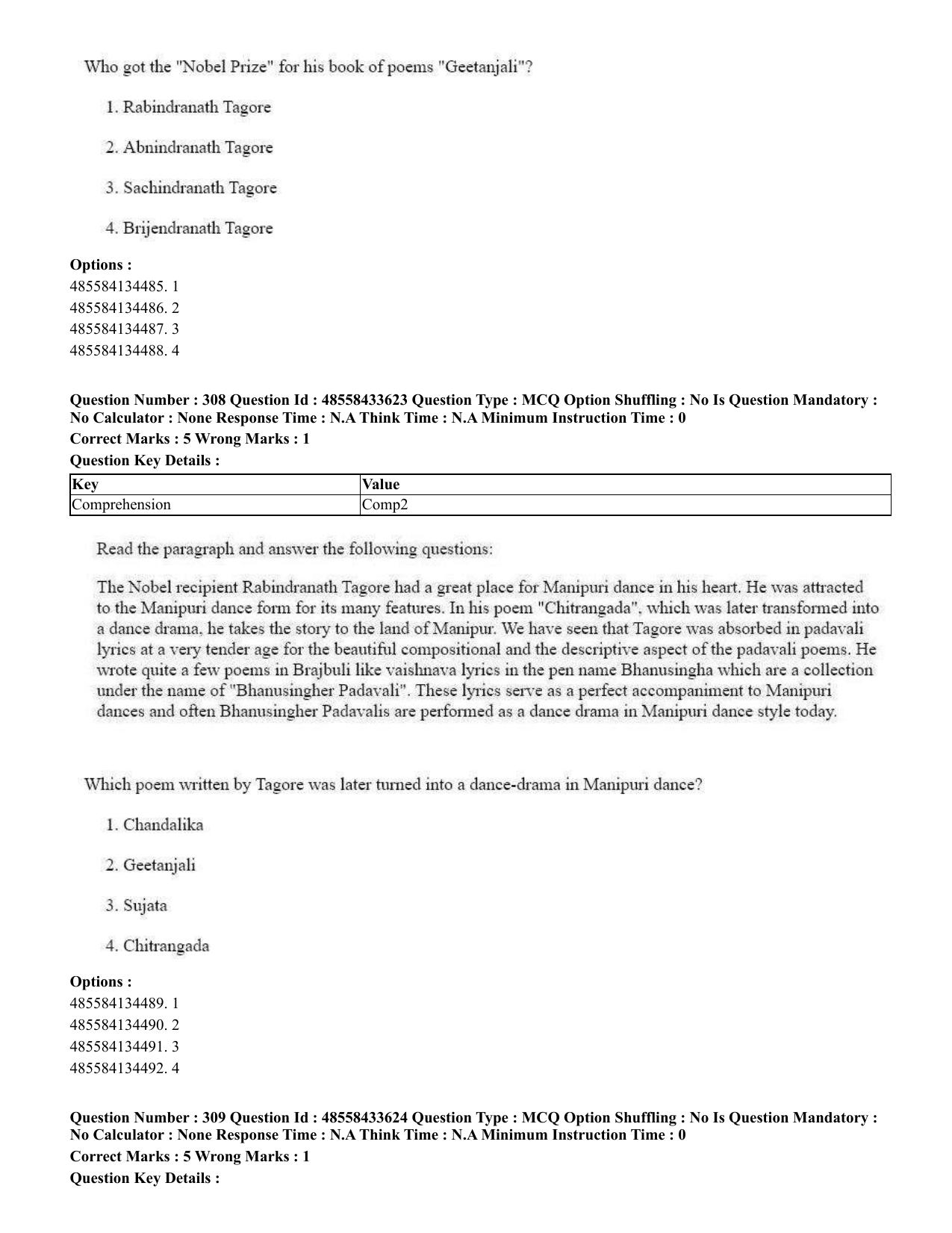 CUET 2023 English Japanese compressed Shift 1 Question Papers - 18 June 2023 - Page 191