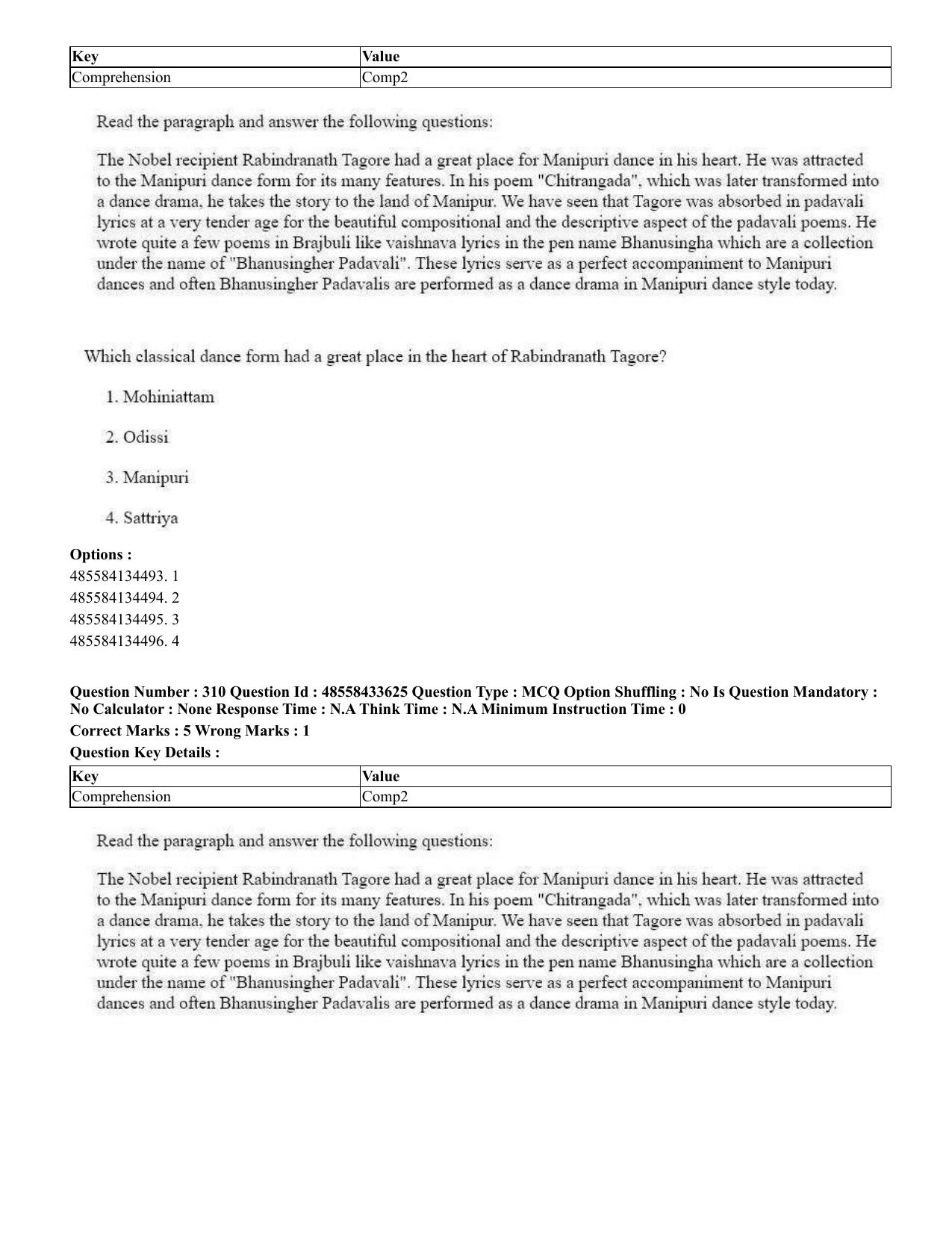 CUET 2023 English Japanese compressed Shift 1 Question Papers - 18 June 2023 - Page 192