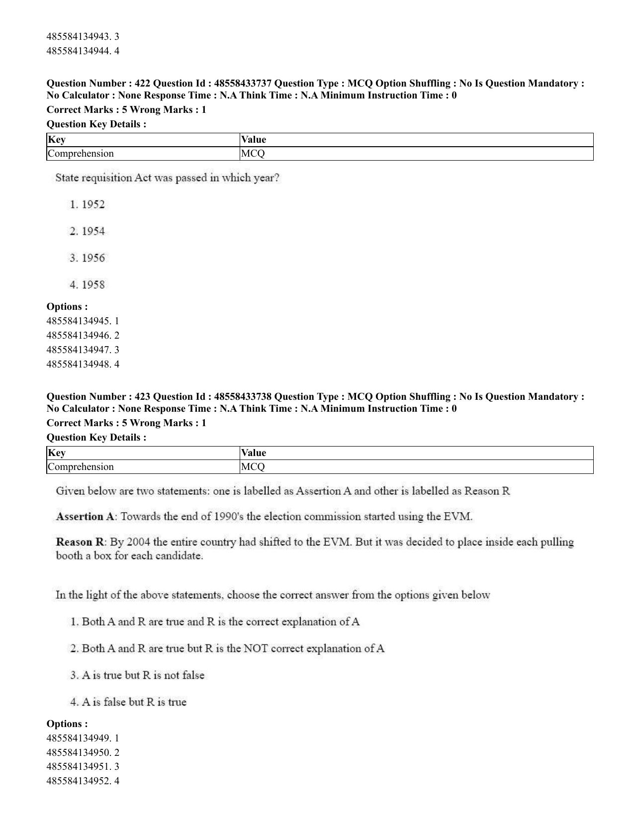 CUET 2023 English Japanese compressed Shift 1 Question Papers - 18 June 2023 - Page 257