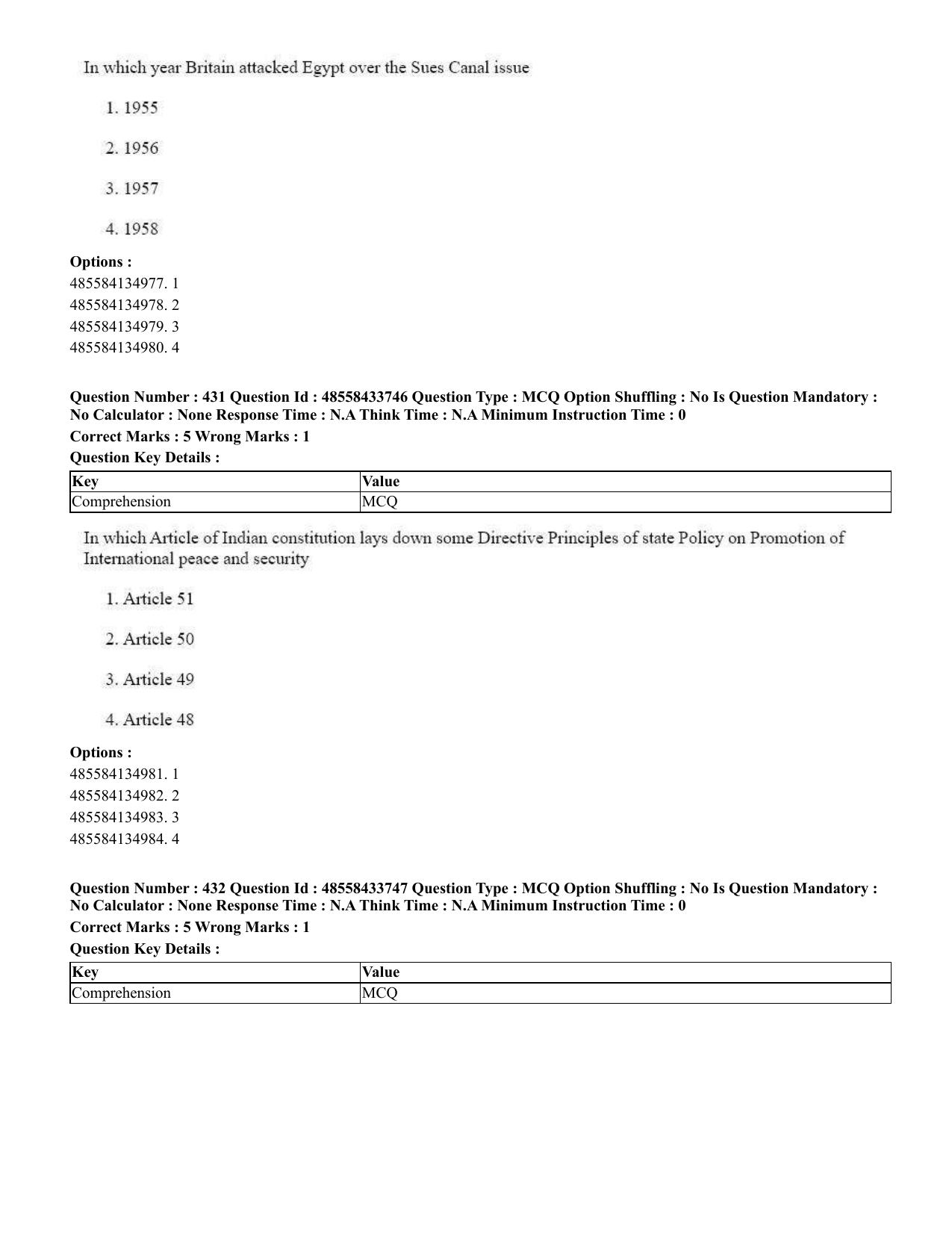 CUET 2023 English Japanese compressed Shift 1 Question Papers - 18 June 2023 - Page 261