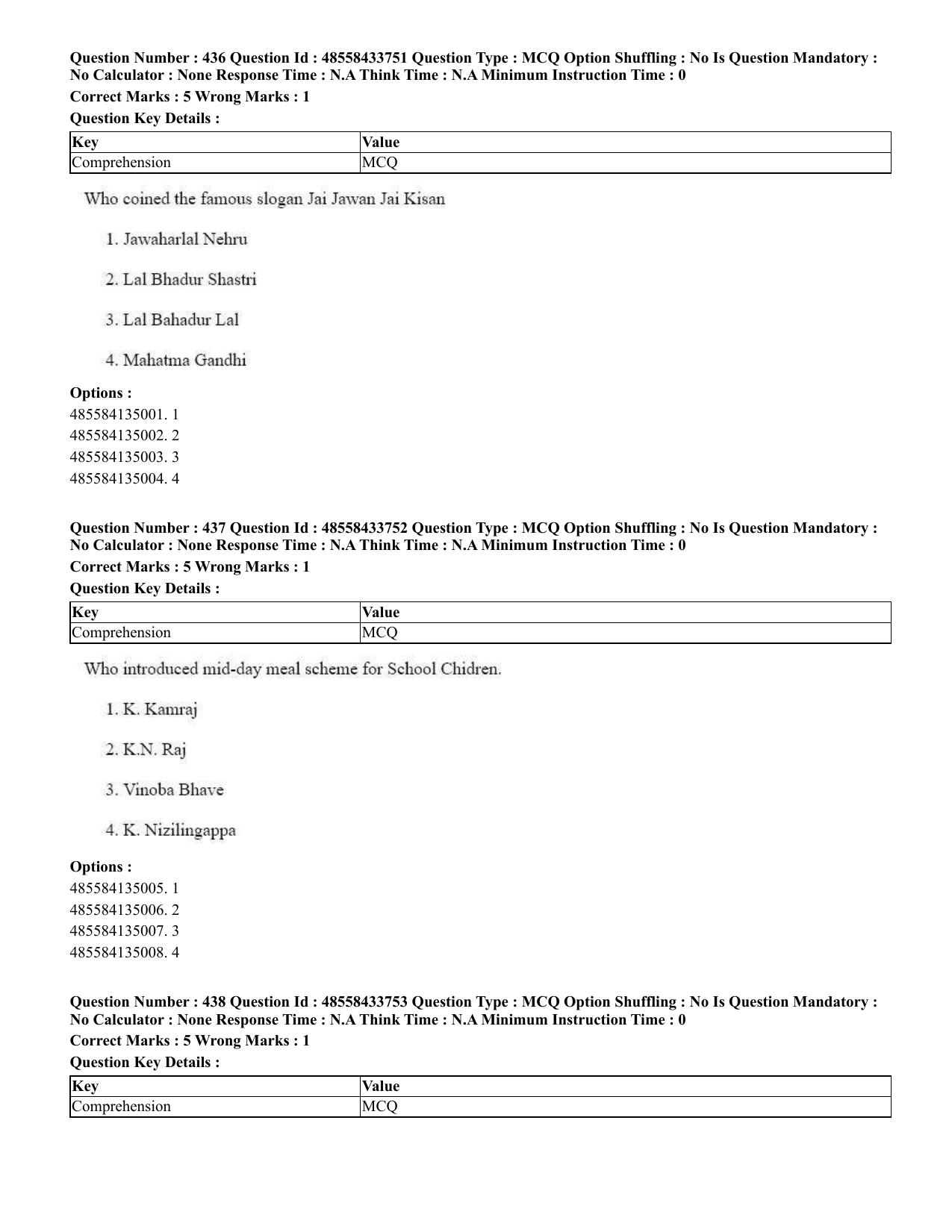 CUET 2023 English Japanese compressed Shift 1 Question Papers - 18 June 2023 - Page 264