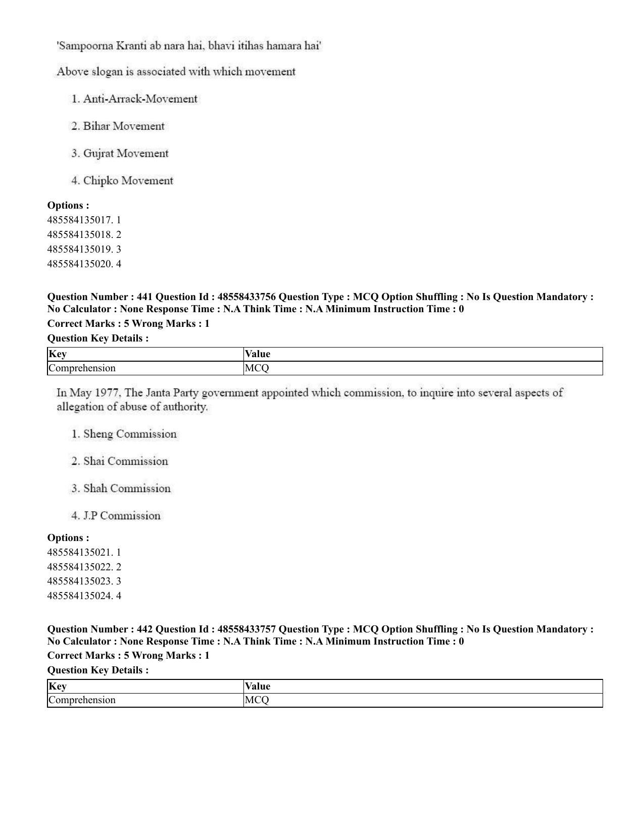 CUET 2023 English Japanese compressed Shift 1 Question Papers - 18 June 2023 - Page 266