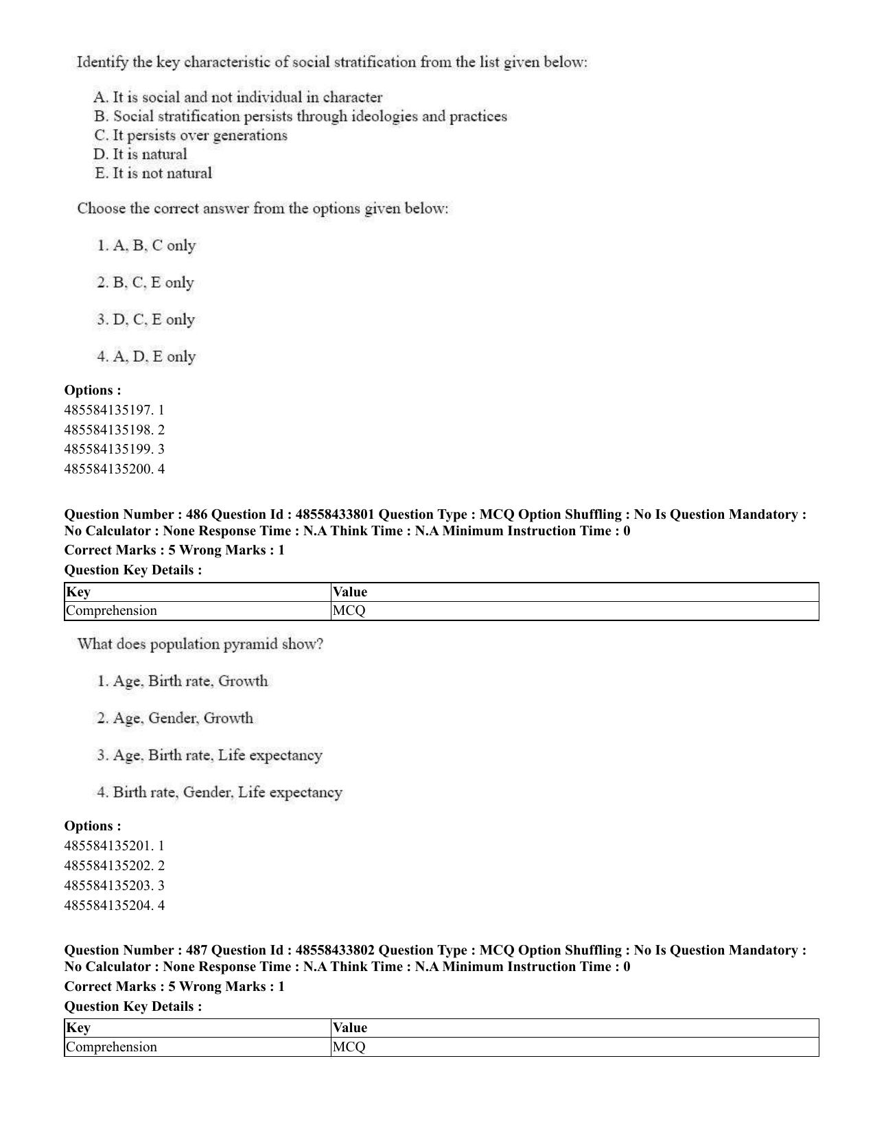CUET 2023 English Japanese compressed Shift 1 Question Papers - 18 June 2023 - Page 292