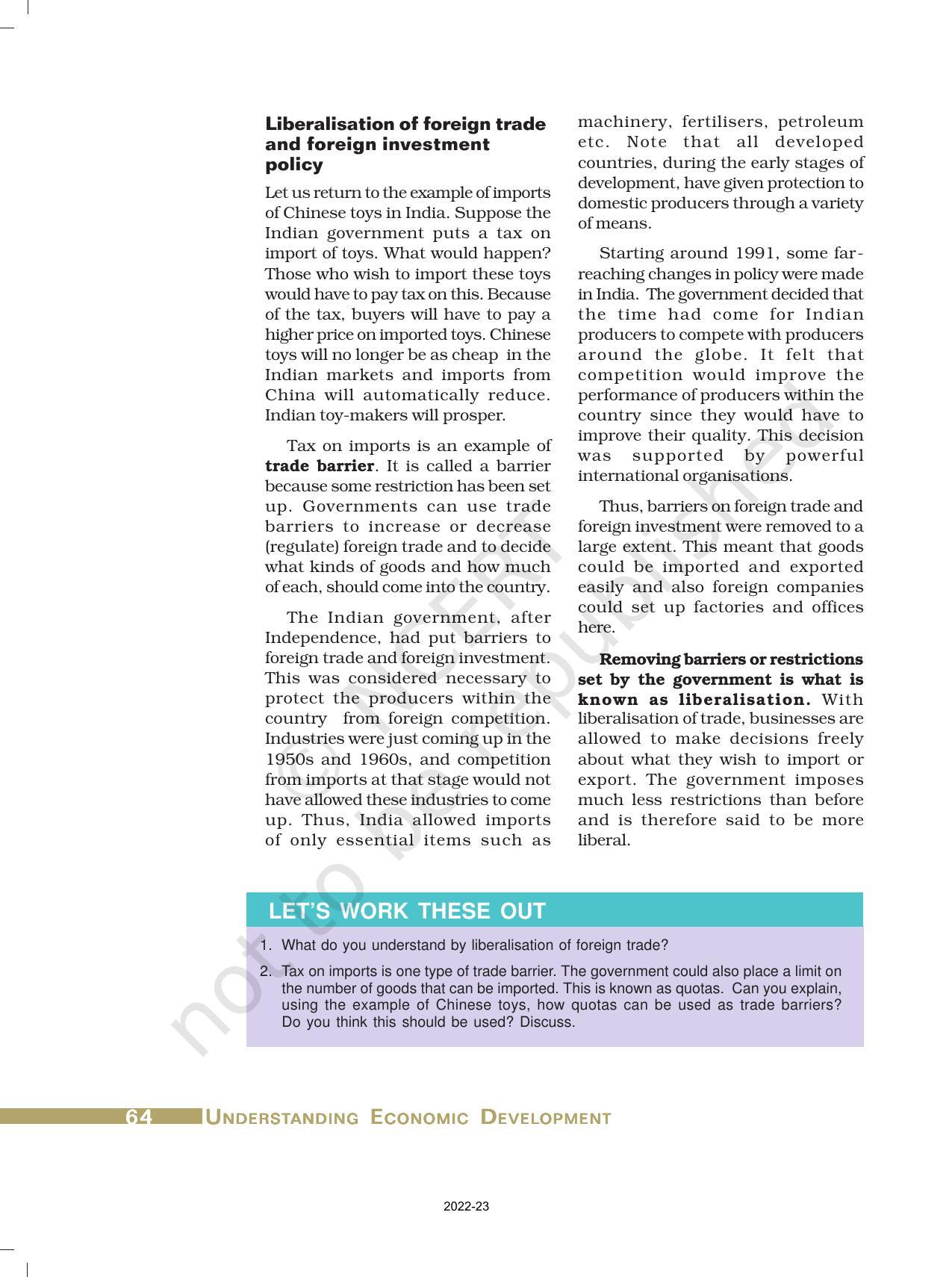NCERT Book for Class 10 Economics Chapter 4 Globalisation and the Indian Economy - Page 11