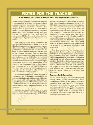NCERT Book for Class 10 Economics Chapter 4 Globalisation and the Indian Economy